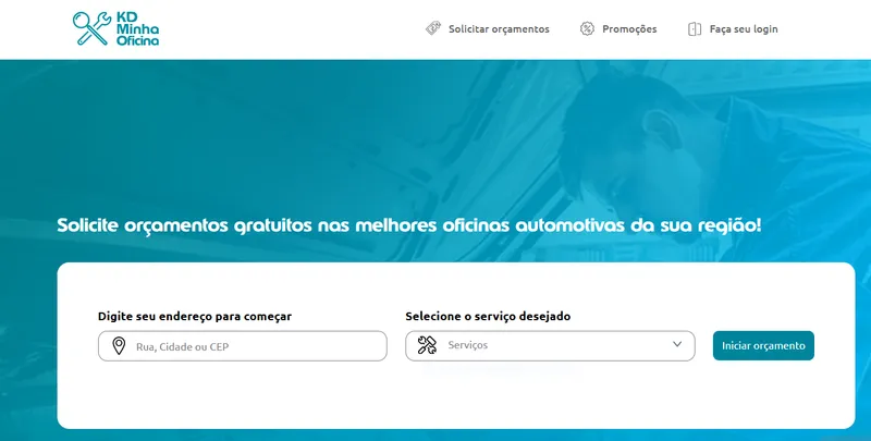 Site do KD minha oficina